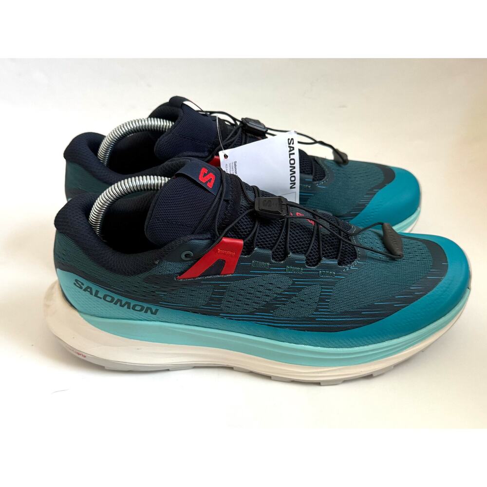 Saloman Ultra Glide 2 Trail Running Hiking Sneakers Blue Size 8.5 Regular - Picture 3 of 10